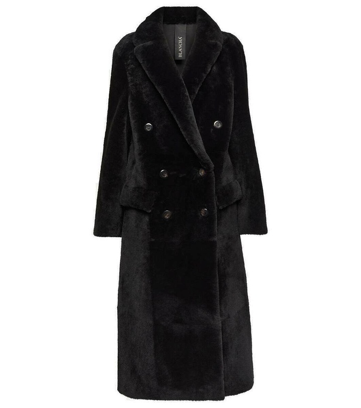 Photo: Blancha Reversible double-breasted shearling coat