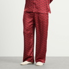 SKIMS Men's Sateen Sleep Set in Red Heart Halfdrop