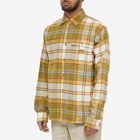 Dickies Men's Orting Check Shirt in Green Moss