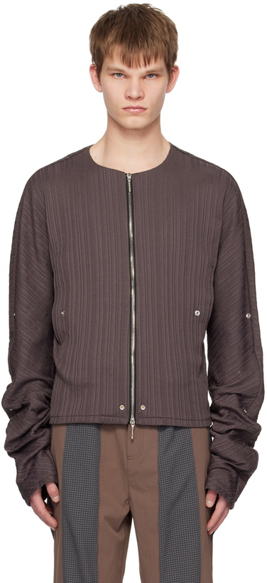 Photo: Uncertain Factor Purple Vertigo No. 1 Cardigan