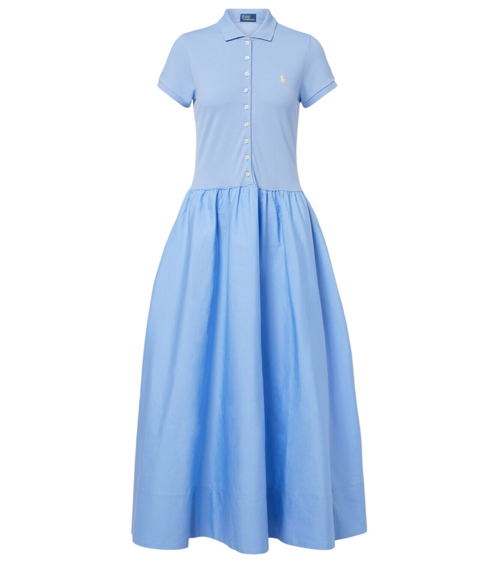 Photo: Polo Ralph Lauren Cotton-blend shirt dress