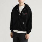 Represent Men's Love And Kisses Zip Through Hoodie in Jet Black