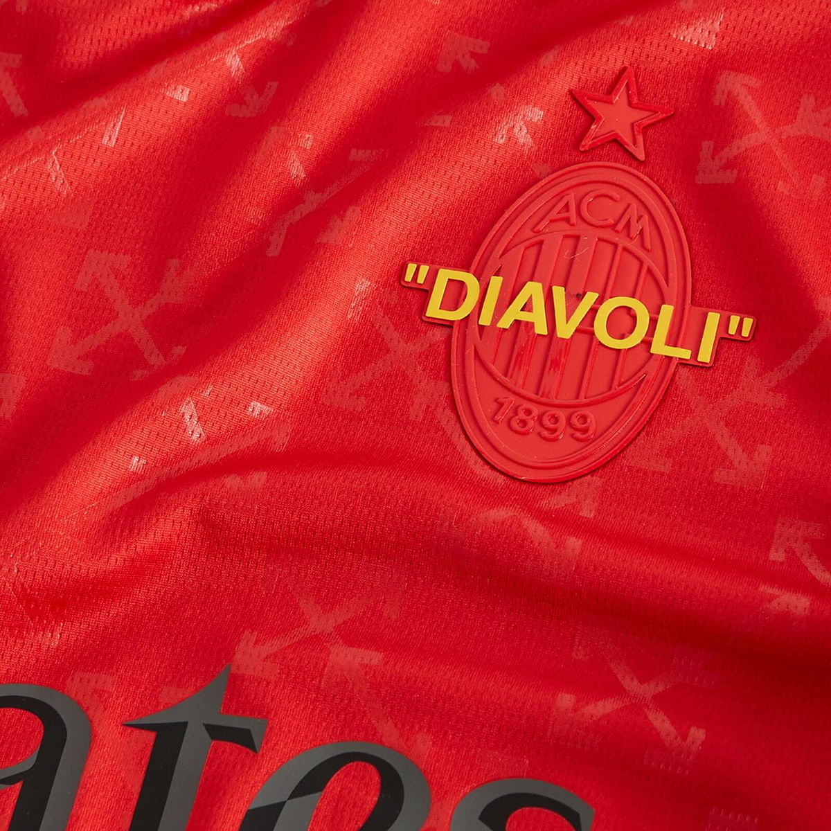 Puma x AC Milan x Off-White Goalkeeper Jersey in Red/Black