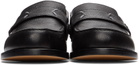 Maison Margiela Black Grained Stitch Camden Loafers