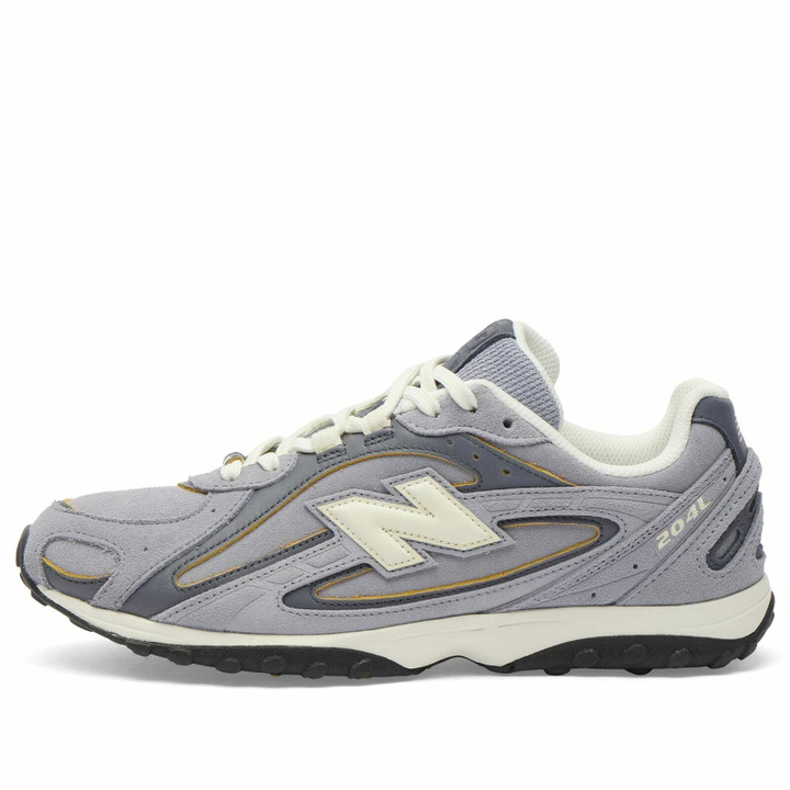 Photo: New Balance Women's 204L Sneaker in Digital Mist/Meteorite/Light Mars Yellow