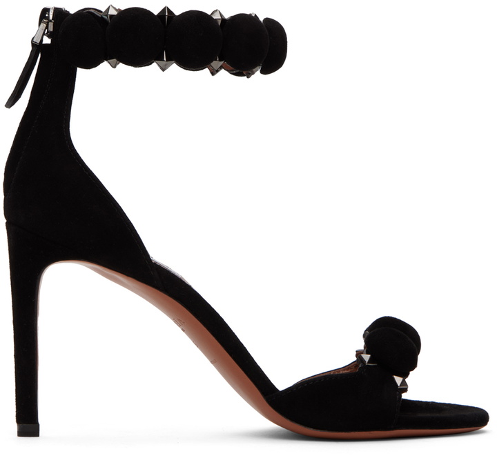 Photo: ALAÏA Black Bombe Heeled Sandals