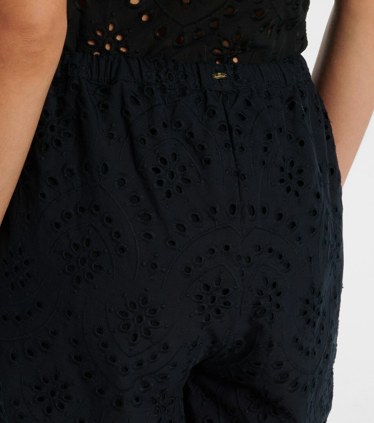 Poupette St Barth Cruse broderie anglaise cotton shorts