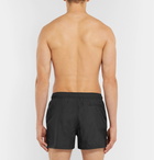 Givenchy - Slim-Fit Short-Length Logo-Print Swim Shorts - Black