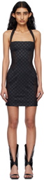 MISBHV Black Shape Up Minidress