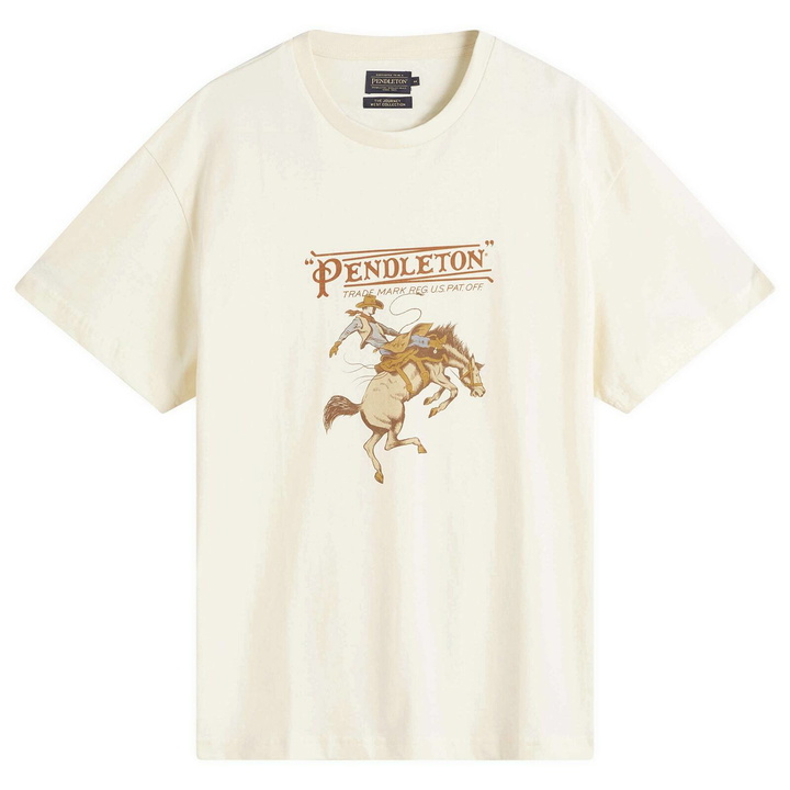 Photo: Pendleton Men's Rodeo T-Shirt in White