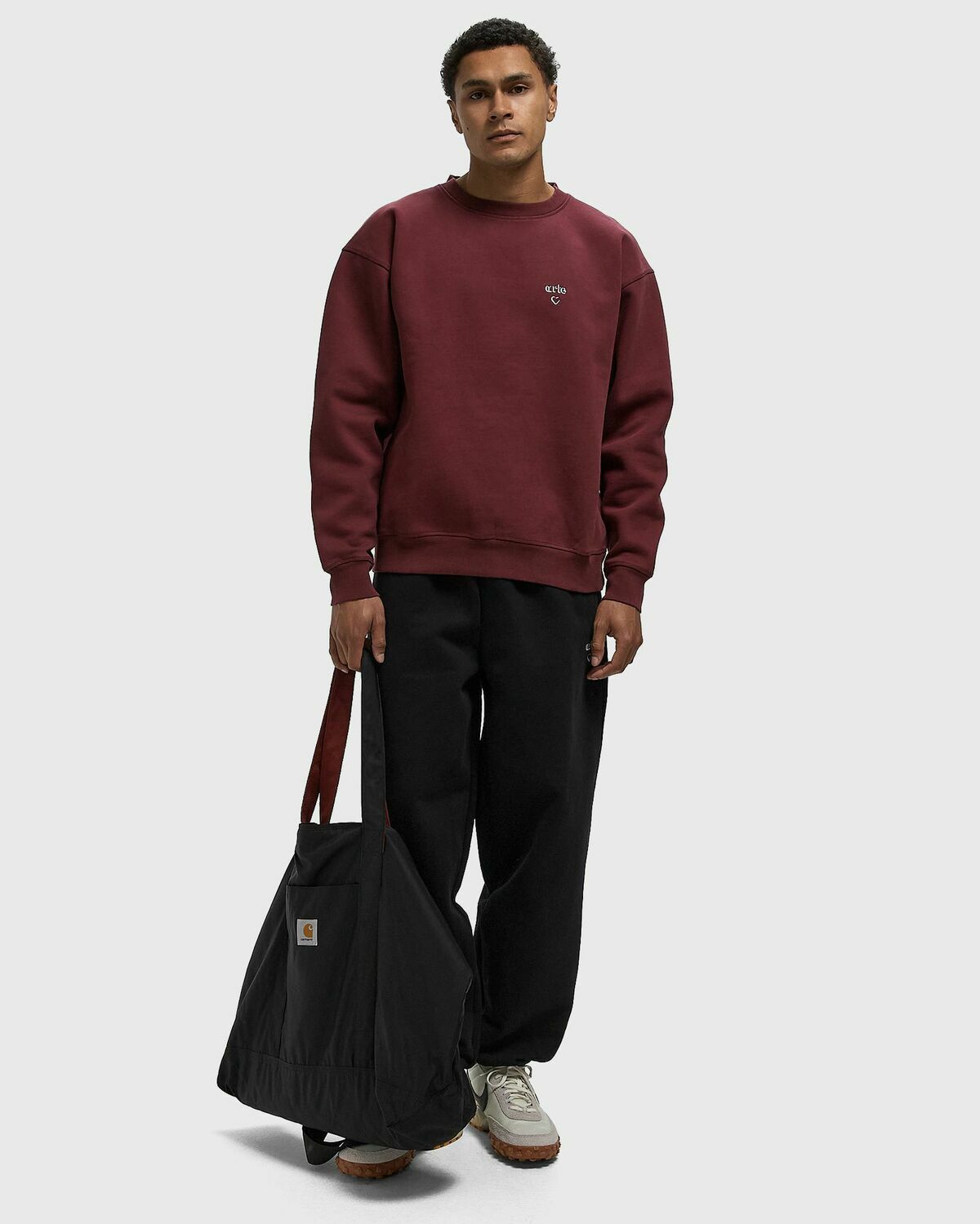 Arte Antwerp Arte Heart Crewneck Red Mens Sweatshirt