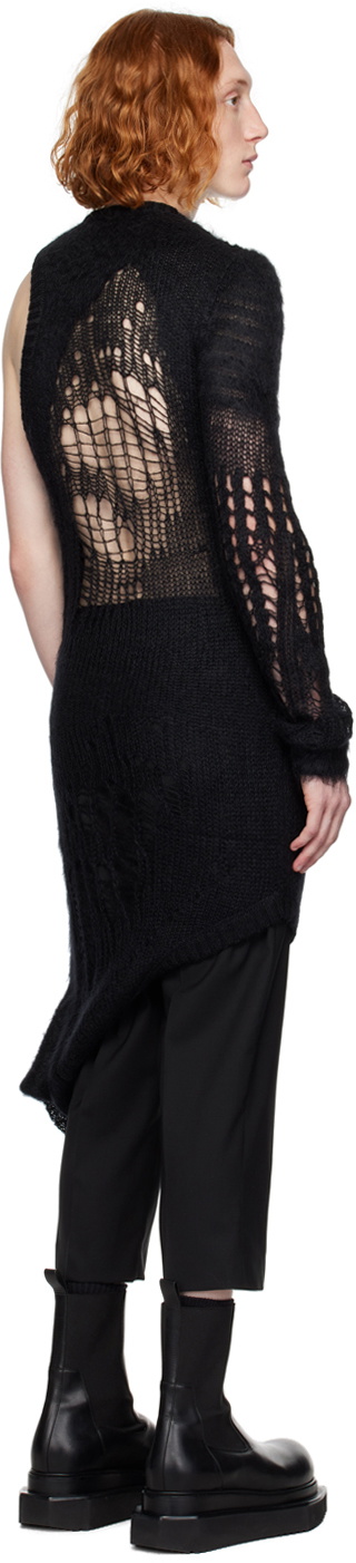 Rick Owens Black Spider Banana Sweater