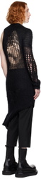 Rick Owens Black Spider Banana Sweater
