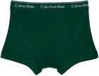 Calvin Klein Underwear Three-Pack Multicolor Cotton Classic Fit Boxer Briefs