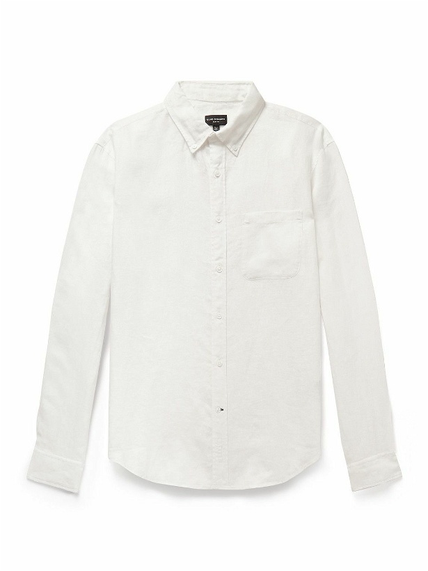 Photo: Club Monaco - Button-Down Collar Linen Shirt - White