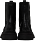 AMI Paris Black Calfskin Boots