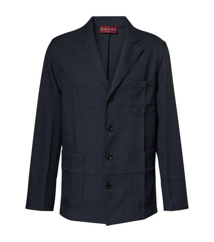 Photo: Gucci Single-breasted blazer