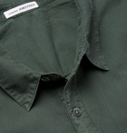 James Perse - Cotton-Poplin Shirt - Green