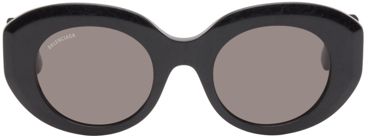 Photo: Balenciaga Black Rive Gauche Sunglasses