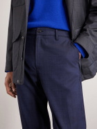 Canali - Slim-Fit Tapered Wool-Blend Chinos - Blue