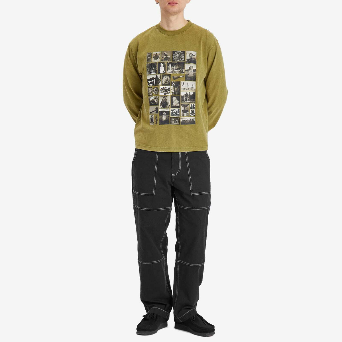 Heresy Men's Stout Trousers in Black