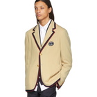 Gucci Beige Wool Palma Blazer