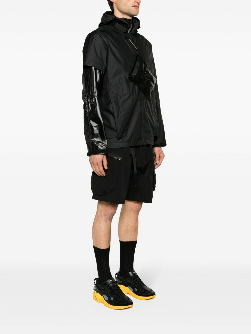 ACRONYM Black J36-WS Hooded Windbreaker