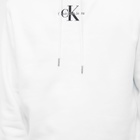 Calvin Klein Men's Monologo Hoody in Bright White