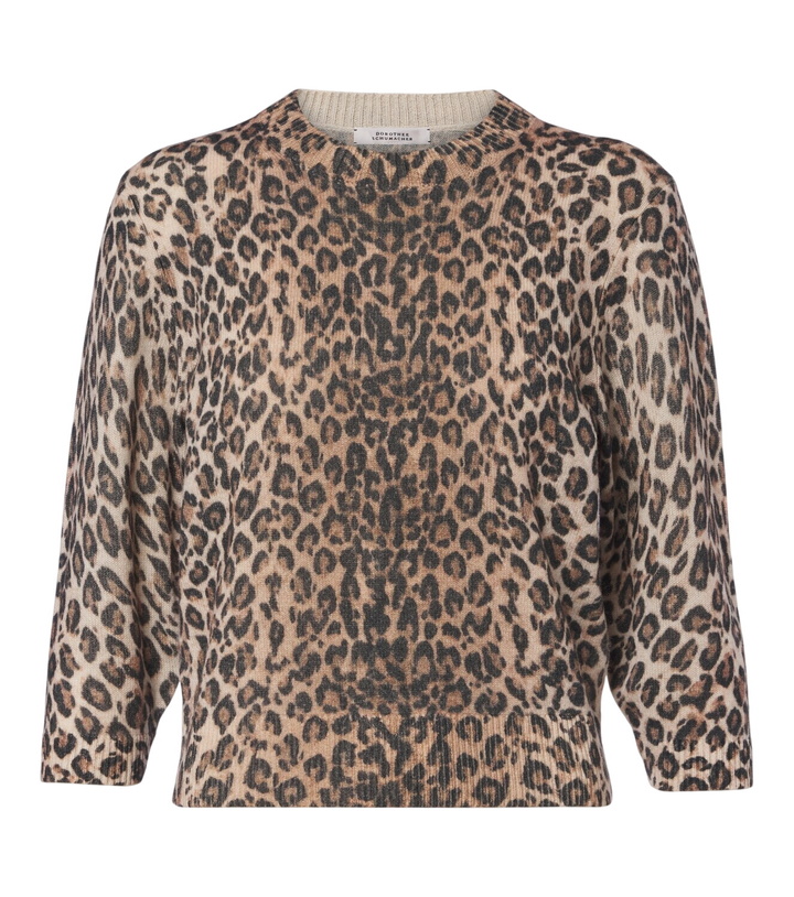 Photo: Dorothee Schumacher Leopard Statements wool and cashmere sweater