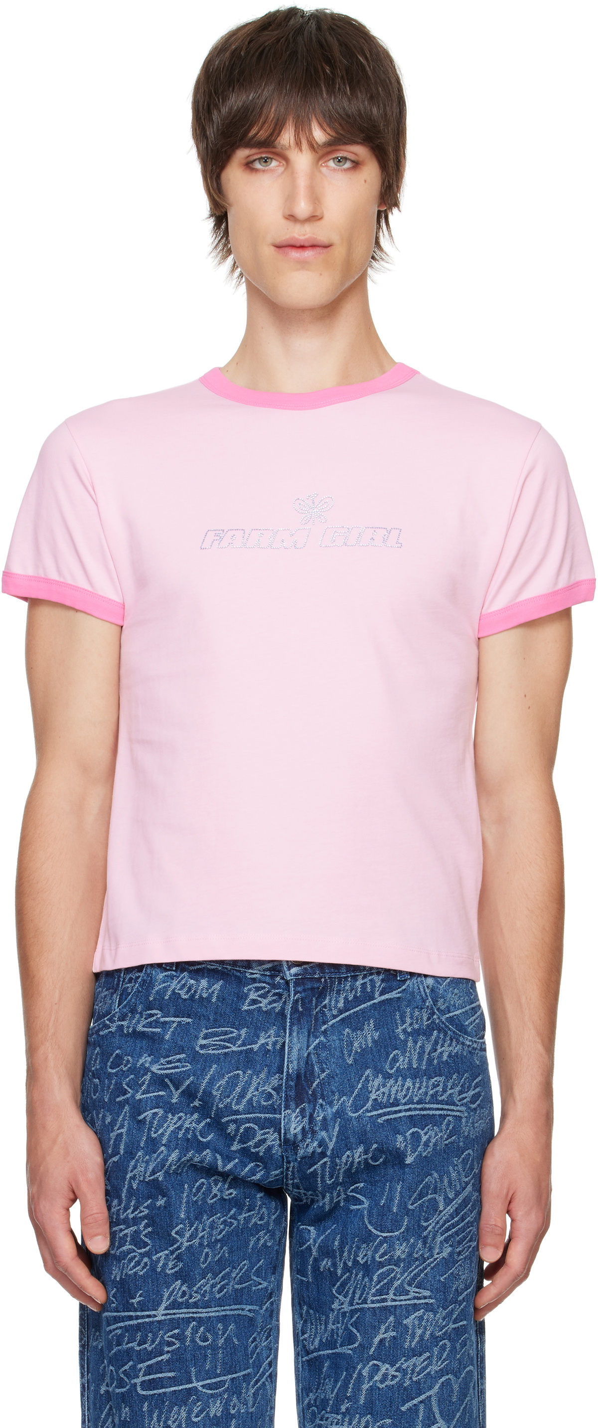 skyhighfarm tシャツ Sky High Farm Workwear Floral Jacquard T-Shirt | LN-CC