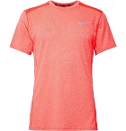 Nike Running - Miler Dri-FIT Mesh T-Shirt - Men - Papaya