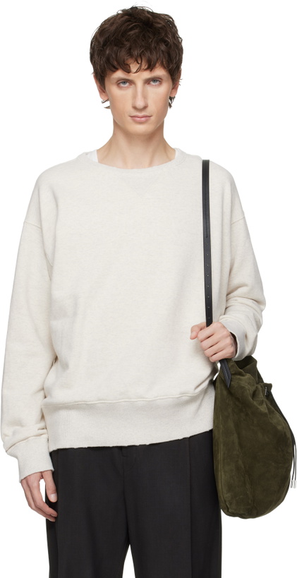 Photo: Maison Margiela Beige Cotton Sweatshirt