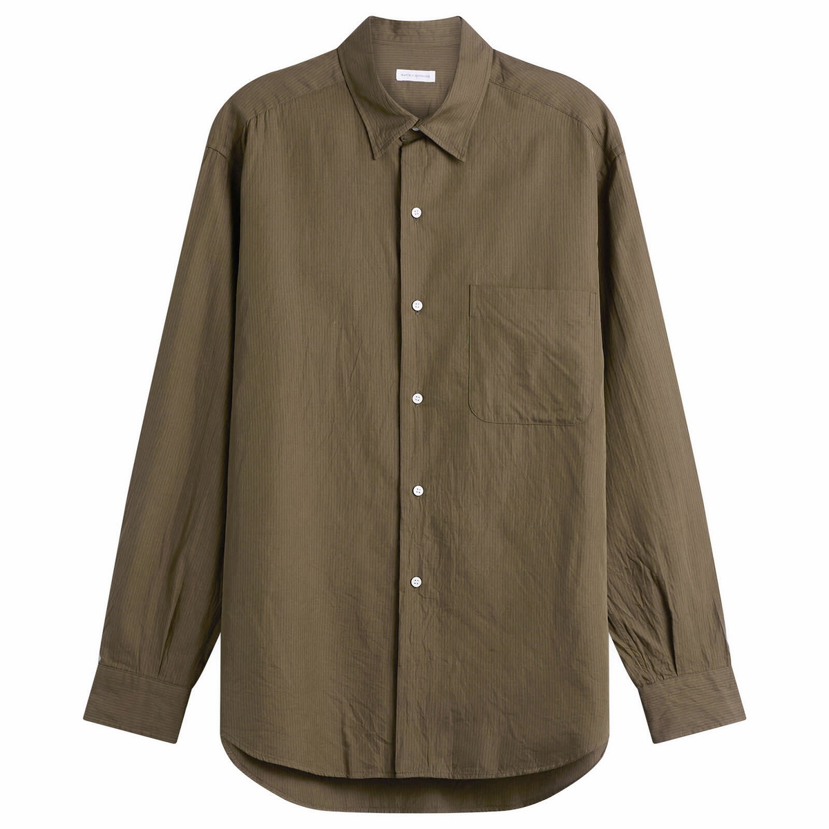 Kaptain Sunshine - Finx Button-Down Collar Striped Cotton Oxford