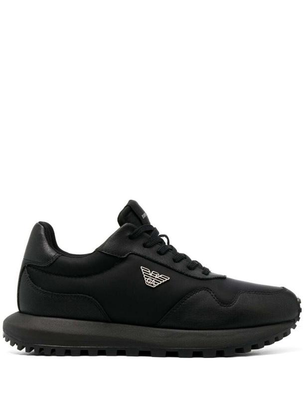 Photo: EMPORIO ARMANI - Logo Low-top Sneakers