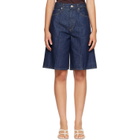 AGOLDE Navy Nolan Denim Shorts