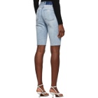 Ksubi Blue Denim App-Laye Shorts