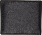 Maison Kitsuné Black Profile Fox Bifold Wallet