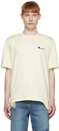 ADER error Yellow Cotton T-Shirt