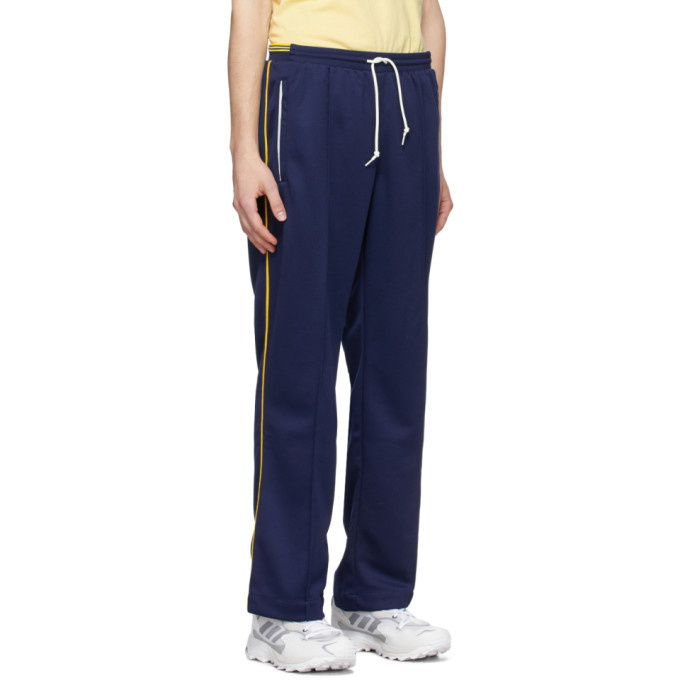 adidas Originals Navy and Yellow Logo Track Pants adidas Originals