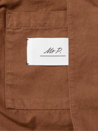 Mr P. - Garment-Dyed Cotton-Twill Blazer - Brown