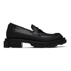 both Black Gao Loafers