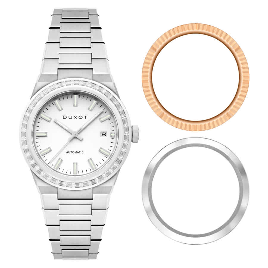 Duxot Alicante Rainbow White Dial Mens Watch DX-2075-22