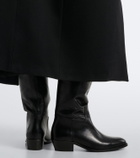 JUDE Den leather knee-high boots