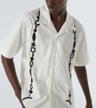 Commas Beaded cotton shirt
