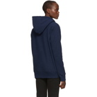 Noah NYC Navy Zip Front Hoodie