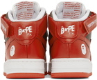 BAPE Red Sta #2 M1 Mid Sneakers