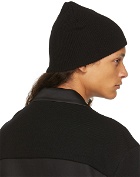 UNDERCOVER Black Ribbed Beanie