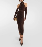 Alex Perry Arlie embellished halterneck bodysuit