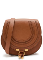 Chloe Marcie Small Grained Leather Saddle bag - Tan - One Size
