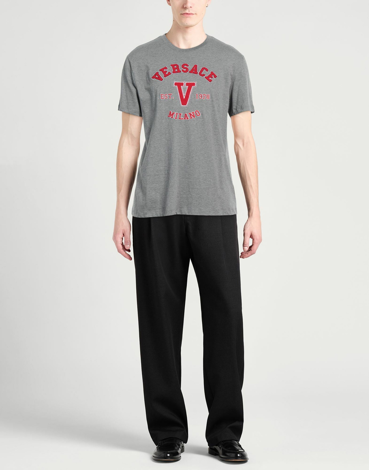 Versace Mens T-shirt in Grey